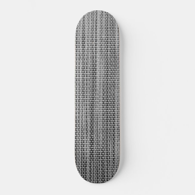 Faux Gray Knitted Skateboard (Front)