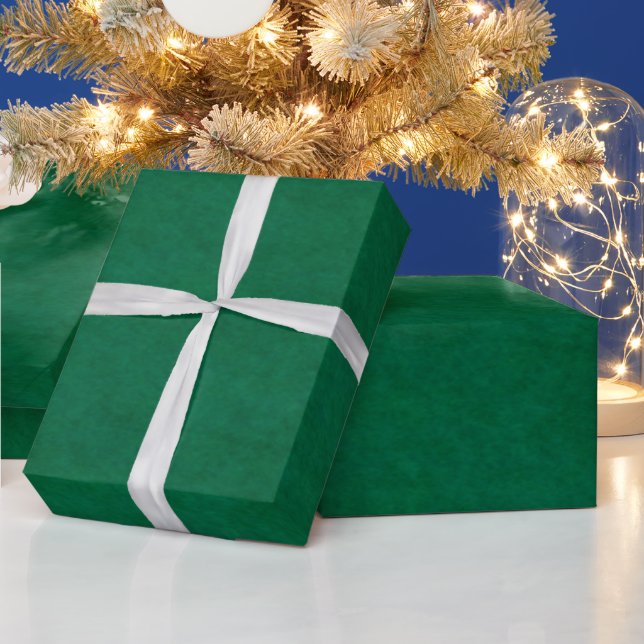 Faux Green Wrapping Paper (Holidays)