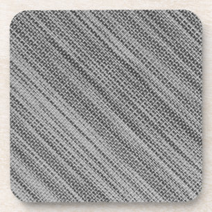 Faux Grey Fabric Coasters