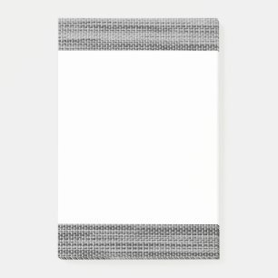 Faux Grey Fabric Frame Post-it® Notes