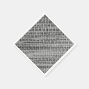 Faux Grey Fabric Napkins