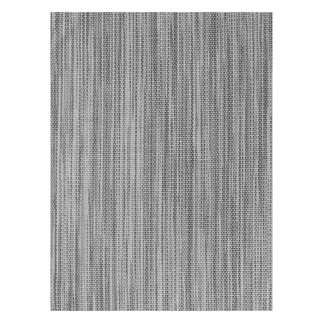 Faux Grey Fabric Tablecloth (Front)