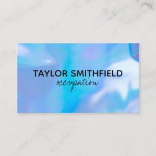 Faux Holographic Custom Business Card