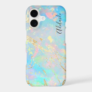 FAUX holographic opal stone