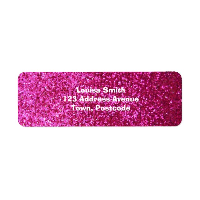 Faux Hot Pink Glitter (Front)