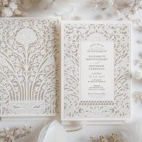 Faux Ivory Lace Wedding