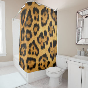 Faux Jaguar Skin Shower Curtain