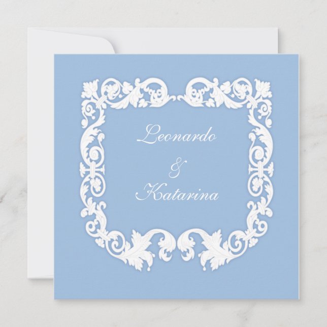 Faux Jasperware Invitation (Front)