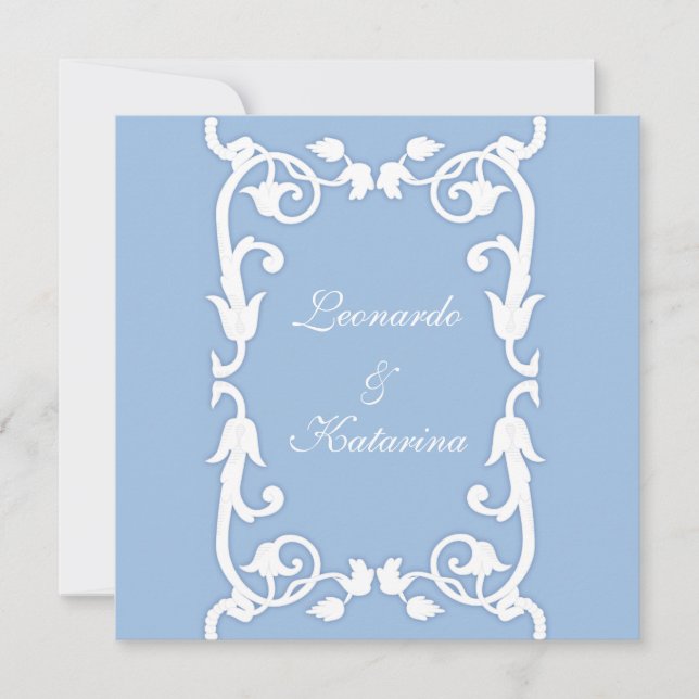 Faux Jasperware Invitation (Front)