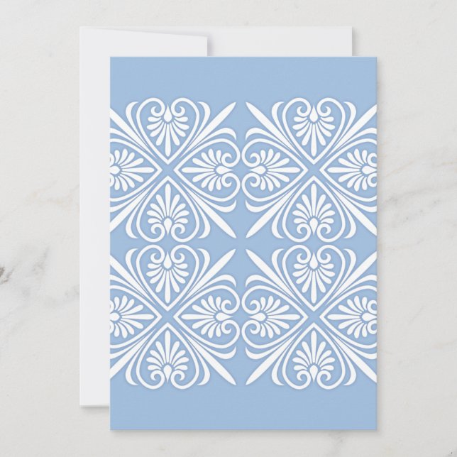 Faux Jasperware Invitation (Front)