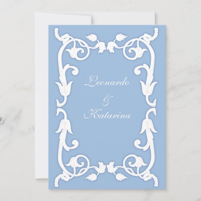 Faux Jasperware Invitation (Front)