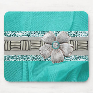 faux jewelled mousepad