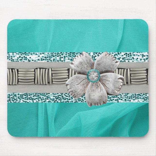 faux jewelled mousepad (Front)