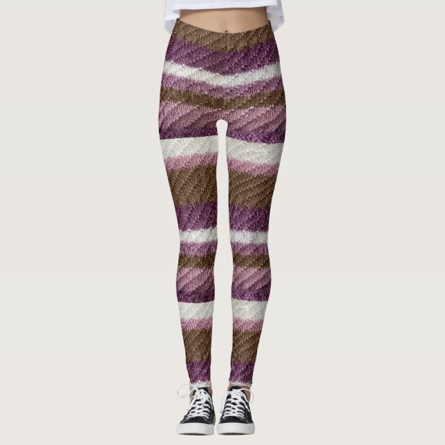 Faux Knitted Leggings (Front)