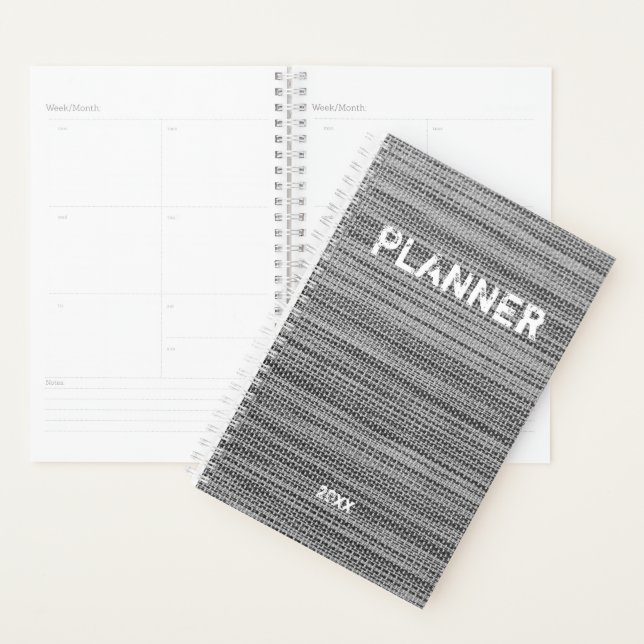 Faux Knitted Planner Personalised (Display)