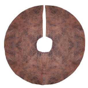 Faux Leather #1 Faux Linen Tree Skirt