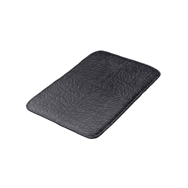 Faux Leather #2 Bath Mat (Angled)