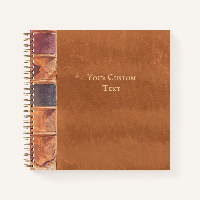 Faux Leather Vintage Antique Journal Sketchbook (Front)
