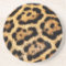 Faux Leopard Fur Coaster