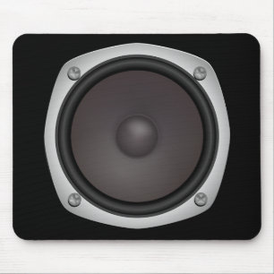 Faux Loudspeaker Mouse Pad