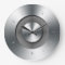 Faux Metal Elegant Modern Wall Clock