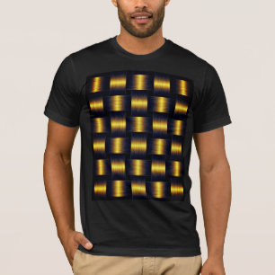 Faux Metal Golden Armour T-Shirt