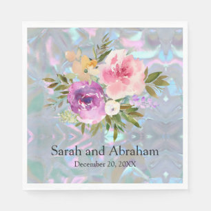 Faux Mother of Pearl Napkin