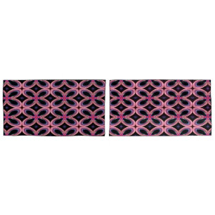 Faux Neon Pink Flower Power Pillowcase