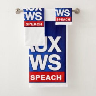 Faux News Bath Towel Set