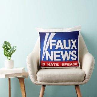 Faux News Cushion