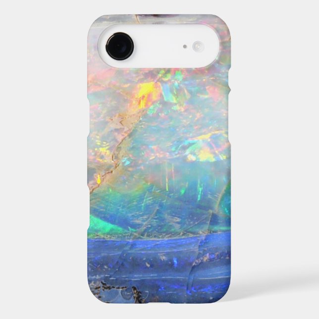 Faux opal gem gemstone mineral bling bokeh hipster Case-Mate iPhone case (Back)