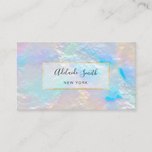 FAUX pearlescent effect Business Card