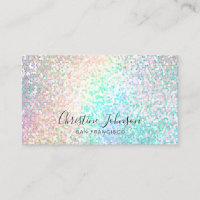 FAUX pearlescent rainbow sequin