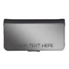 Faux Personalised Brushed Metal Look