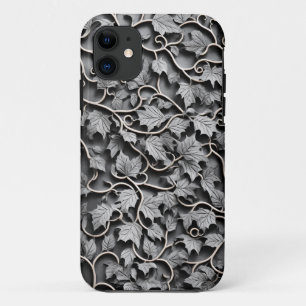 Faux Pewter Grey 3D Carved Case-Mate iPhone Case