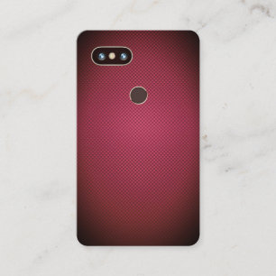 Faux Phone Cover & Instagram Style Business Card