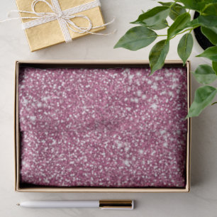 Faux Pink Glitter Texture Look-like Graphic Tissue Paper