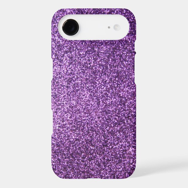 Faux Purple Glitter Case-Mate iPhone Case (Back)