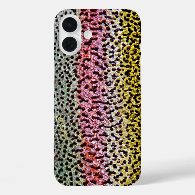 Faux Rainbow Trout Scale Texture Look Pattern Case-Mate iPhone Case (Back)