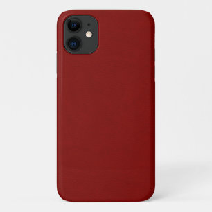 Faux Red Leather iPhone 11 Case