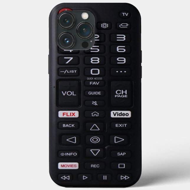 Faux Remote Control Case-Mate iPhone Case (Back)