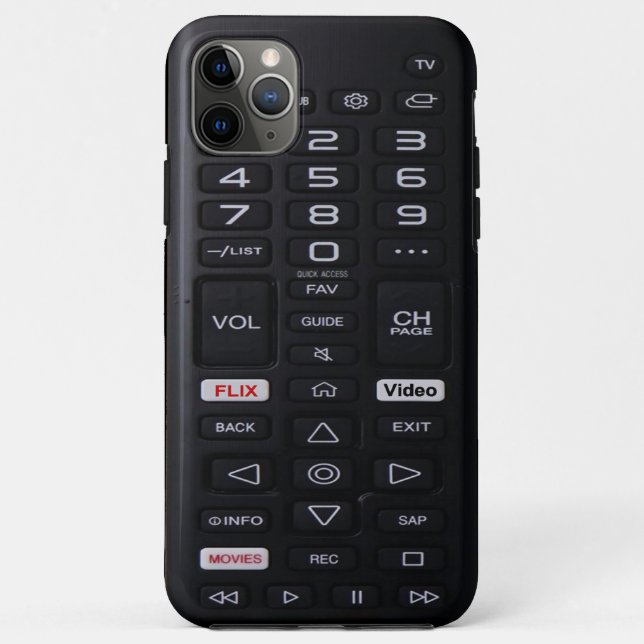 Faux Remote Control Case-Mate iPhone Case (Back)