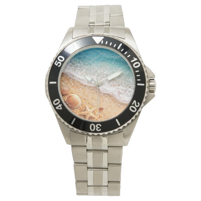 Faux resin ocean ewatch watch (Front)