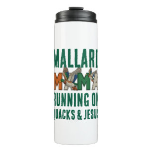 Faux Rhinestone MALLARD MAMA Thermal Tumbler