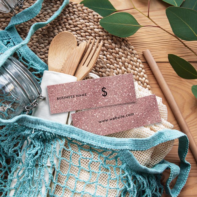 Faux Rose Gold Glitter Stylish Luxury Price Tag (Creator Uploaded)