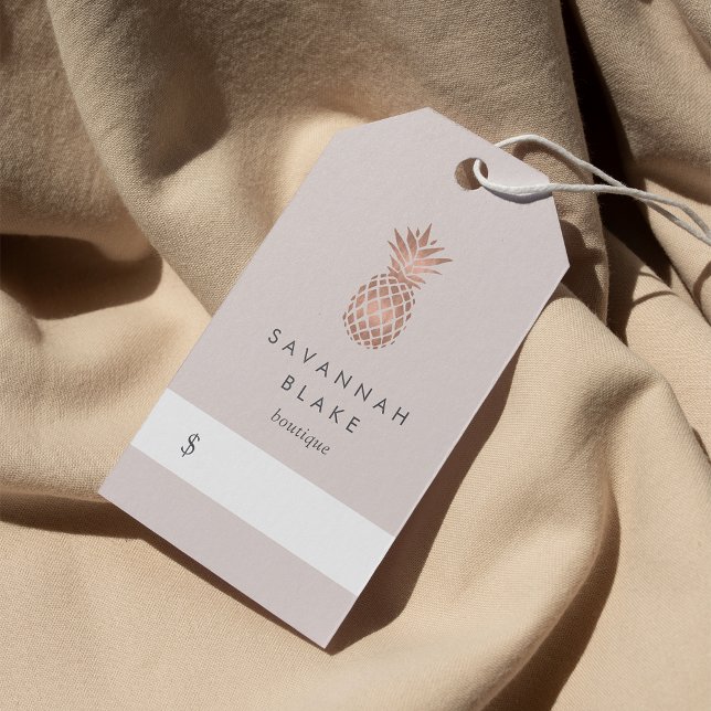 Faux Rose Gold Pineapple Price Tags (Creator Uploaded)