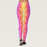 Faux Roses Lace Fishnet Colourful Leggings<br><div class="desc">Leggings with Faux Colourful Roses Lace Fishnet Romantic Fun Modern Flowers and Leaves Gift - Design by MIGNED. Please see my others projects / designs. You can also transfer this designs to more than 1000 Zazzle products. 
Good Luck - Be Happy :)</div>