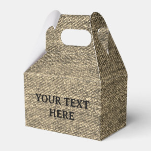 Faux Rustic Denim Jeans Print Favour Box