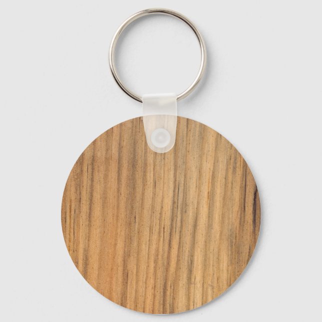 Faux Rustic Finished Barn Wood Key Ring (Front)