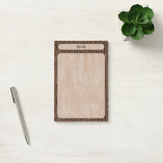 Faux Rustic Tree Bark Texture Post-it Notes